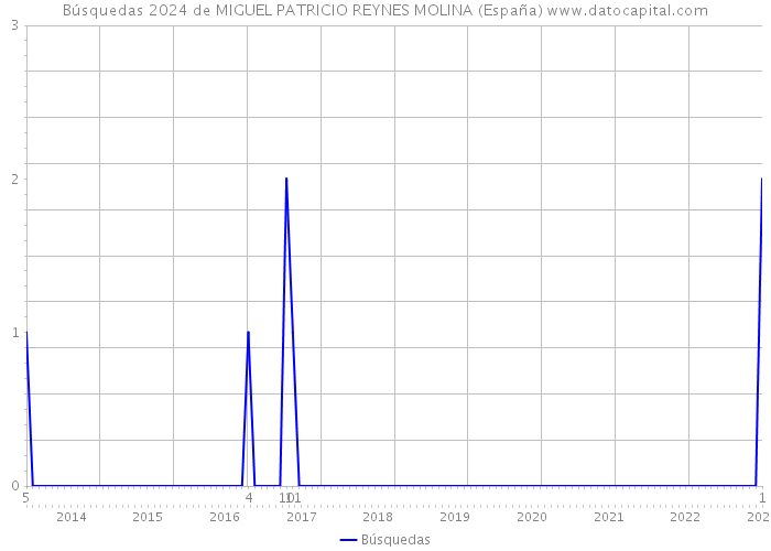 Búsquedas 2024 de MIGUEL PATRICIO REYNES MOLINA (España) 