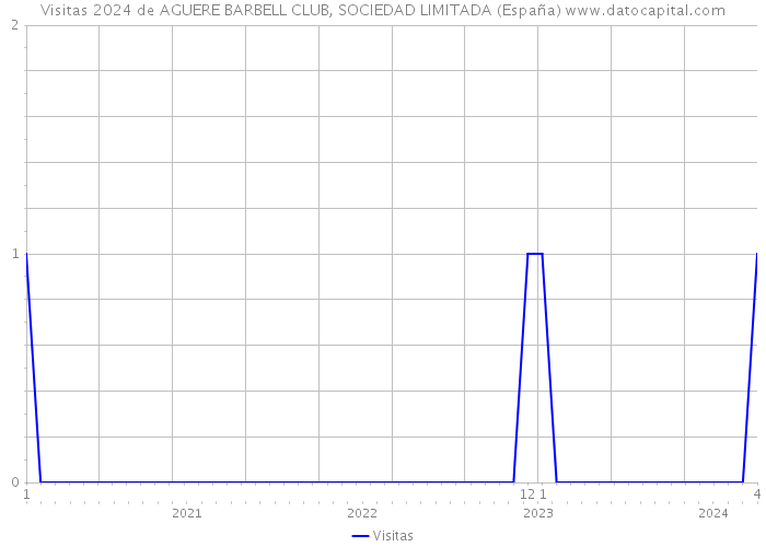 Visitas 2024 de AGUERE BARBELL CLUB, SOCIEDAD LIMITADA (España) 