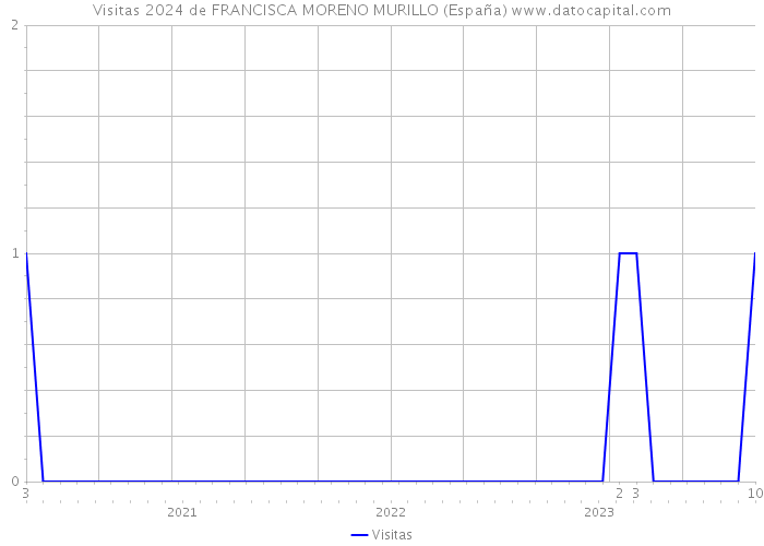 Visitas 2024 de FRANCISCA MORENO MURILLO (España) 