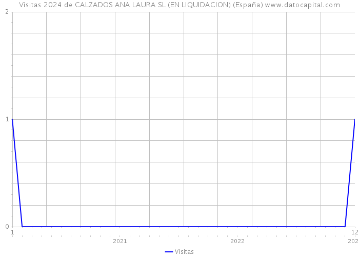 Visitas 2024 de CALZADOS ANA LAURA SL (EN LIQUIDACION) (España) 