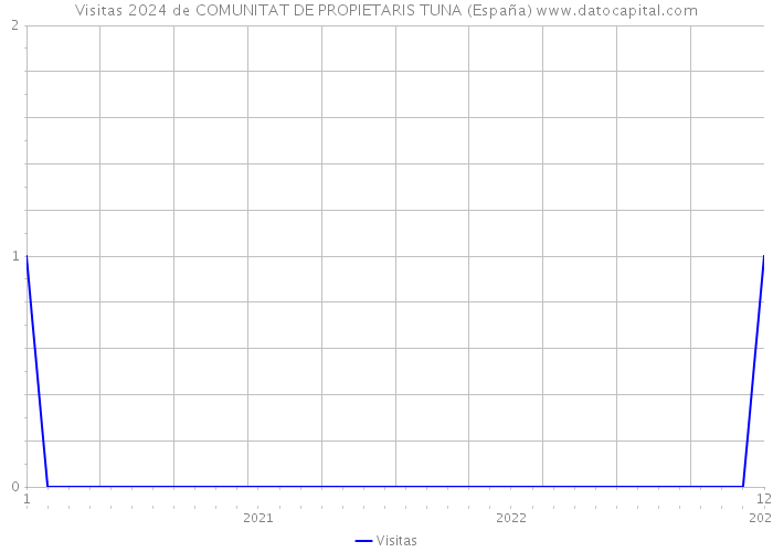 Visitas 2024 de COMUNITAT DE PROPIETARIS TUNA (España) 