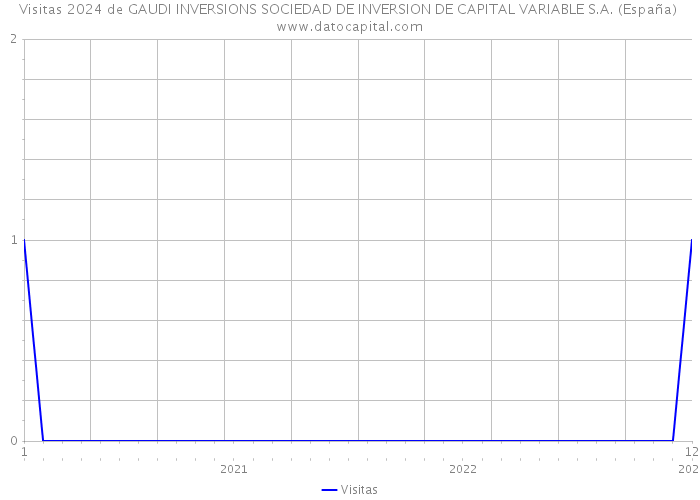 Visitas 2024 de GAUDI INVERSIONS SOCIEDAD DE INVERSION DE CAPITAL VARIABLE S.A. (España) 