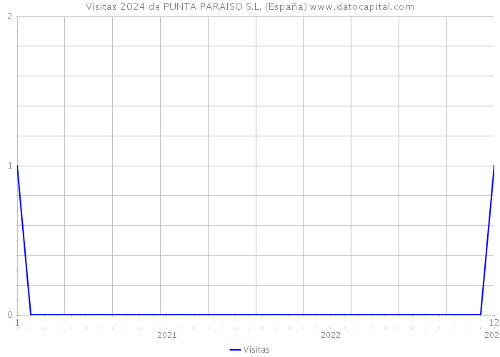 Visitas 2024 de PUNTA PARAISO S.L. (España) 