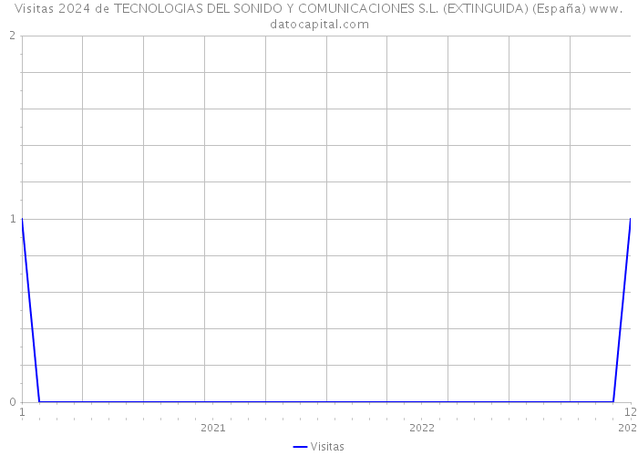 Visitas 2024 de TECNOLOGIAS DEL SONIDO Y COMUNICACIONES S.L. (EXTINGUIDA) (España) 