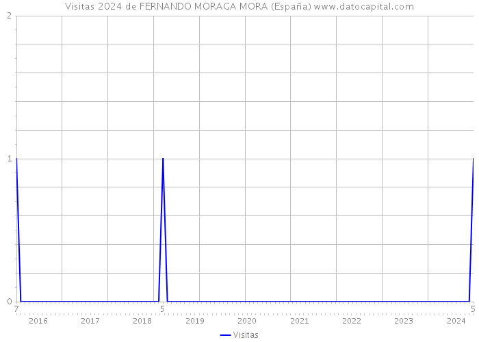 Visitas 2024 de FERNANDO MORAGA MORA (España) 