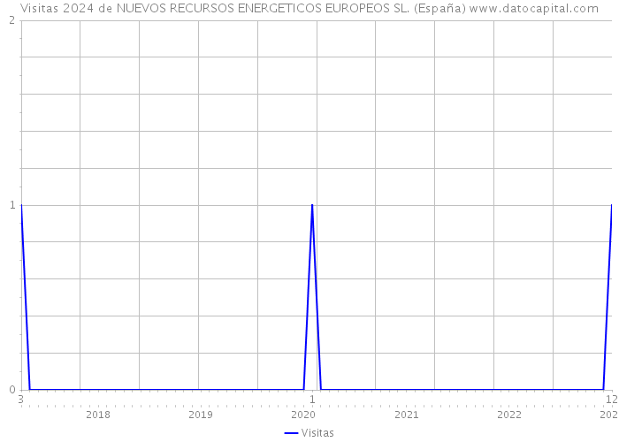 Visitas 2024 de NUEVOS RECURSOS ENERGETICOS EUROPEOS SL. (España) 