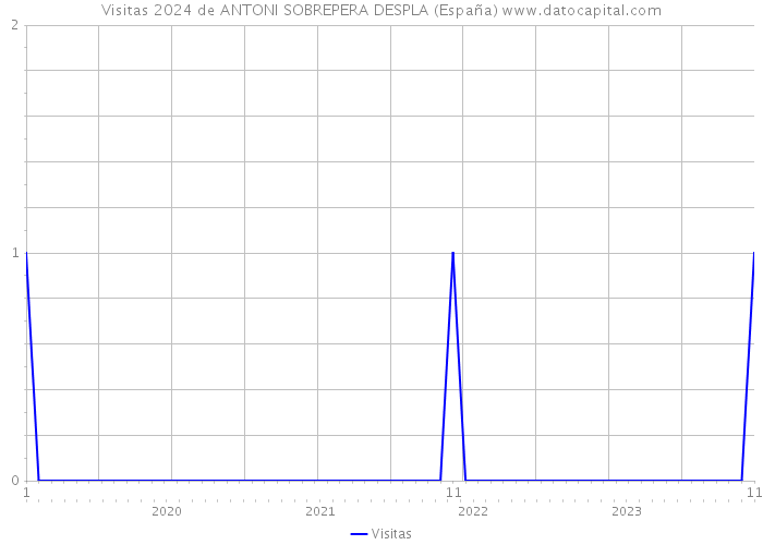 Visitas 2024 de ANTONI SOBREPERA DESPLA (España) 