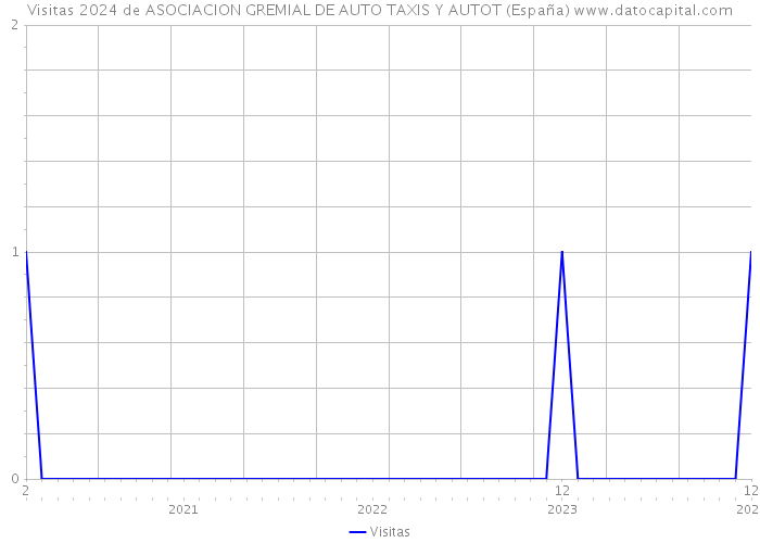 Visitas 2024 de ASOCIACION GREMIAL DE AUTO TAXIS Y AUTOT (España) 