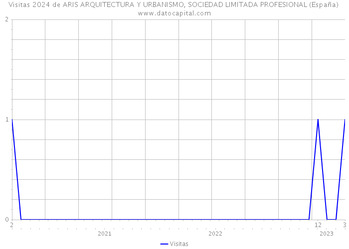 Visitas 2024 de ARIS ARQUITECTURA Y URBANISMO, SOCIEDAD LIMITADA PROFESIONAL (España) 