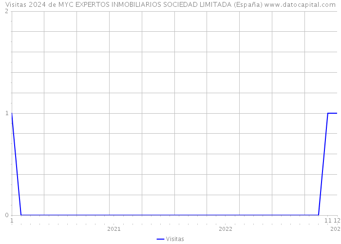 Visitas 2024 de MYC EXPERTOS INMOBILIARIOS SOCIEDAD LIMITADA (España) 