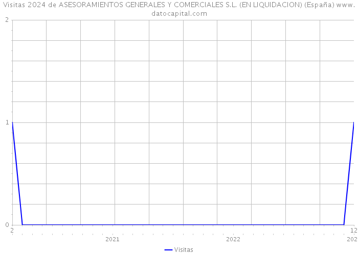 Visitas 2024 de ASESORAMIENTOS GENERALES Y COMERCIALES S.L. (EN LIQUIDACION) (España) 