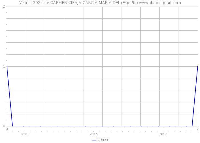 Visitas 2024 de CARMEN GIBAJA GARCIA MARIA DEL (España) 