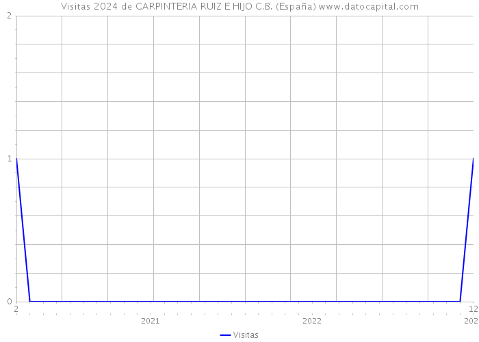 Visitas 2024 de CARPINTERIA RUIZ E HIJO C.B. (España) 