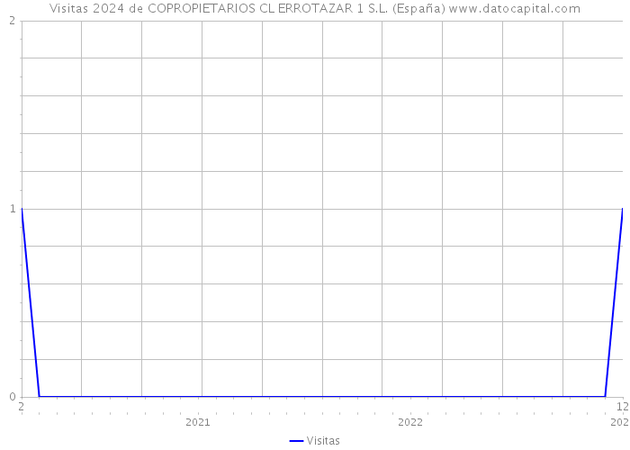 Visitas 2024 de COPROPIETARIOS CL ERROTAZAR 1 S.L. (España) 
