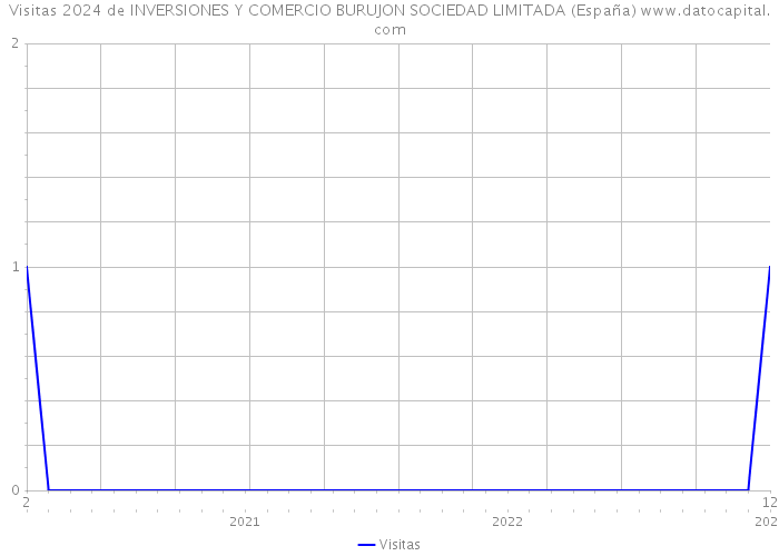 Visitas 2024 de INVERSIONES Y COMERCIO BURUJON SOCIEDAD LIMITADA (España) 