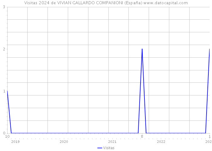 Visitas 2024 de VIVIAN GALLARDO COMPANIONI (España) 