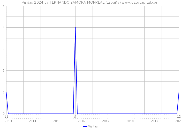 Visitas 2024 de FERNANDO ZAMORA MONREAL (España) 