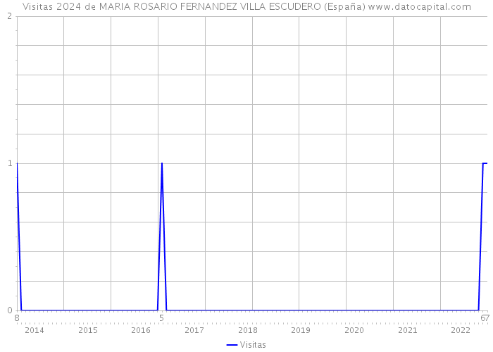 Visitas 2024 de MARIA ROSARIO FERNANDEZ VILLA ESCUDERO (España) 