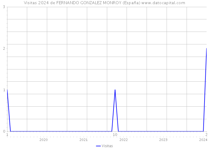 Visitas 2024 de FERNANDO GONZALEZ MONROY (España) 