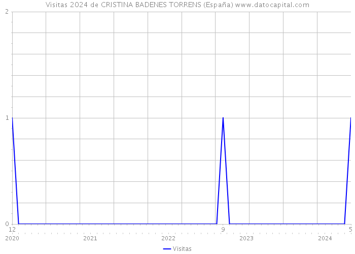 Visitas 2024 de CRISTINA BADENES TORRENS (España) 