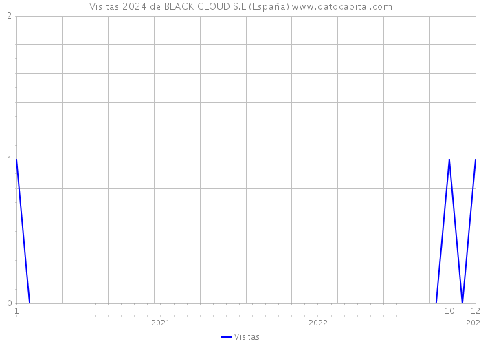 Visitas 2024 de BLACK CLOUD S.L (España) 