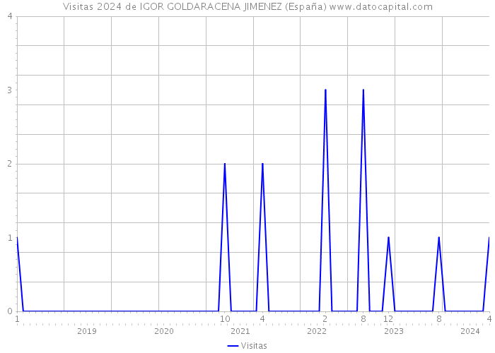Visitas 2024 de IGOR GOLDARACENA JIMENEZ (España) 
