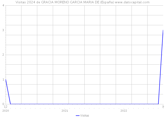 Visitas 2024 de GRACIA MORENO GARCIA MARIA DE (España) 