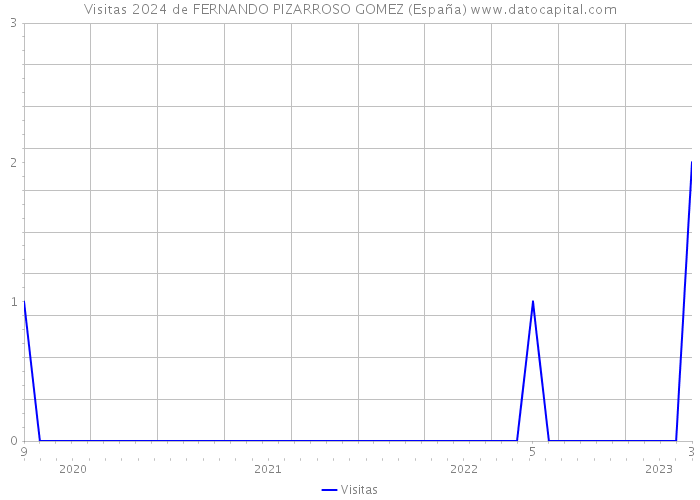 Visitas 2024 de FERNANDO PIZARROSO GOMEZ (España) 