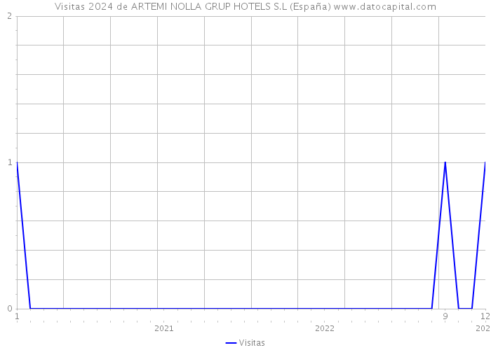 Visitas 2024 de ARTEMI NOLLA GRUP HOTELS S.L (España) 