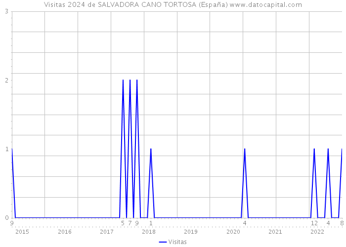 Visitas 2024 de SALVADORA CANO TORTOSA (España) 