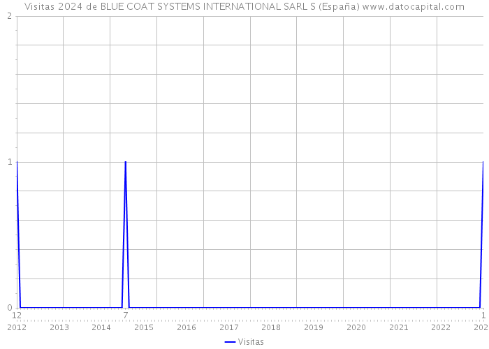 Visitas 2024 de BLUE COAT SYSTEMS INTERNATIONAL SARL S (España) 