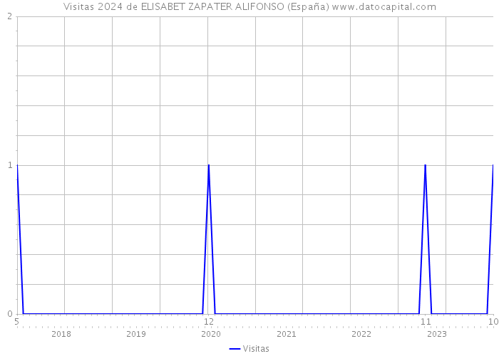 Visitas 2024 de ELISABET ZAPATER ALIFONSO (España) 