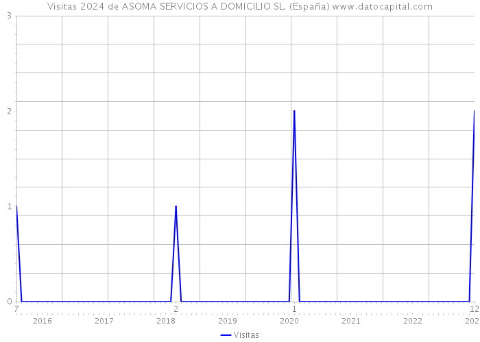 Visitas 2024 de ASOMA SERVICIOS A DOMICILIO SL. (España) 