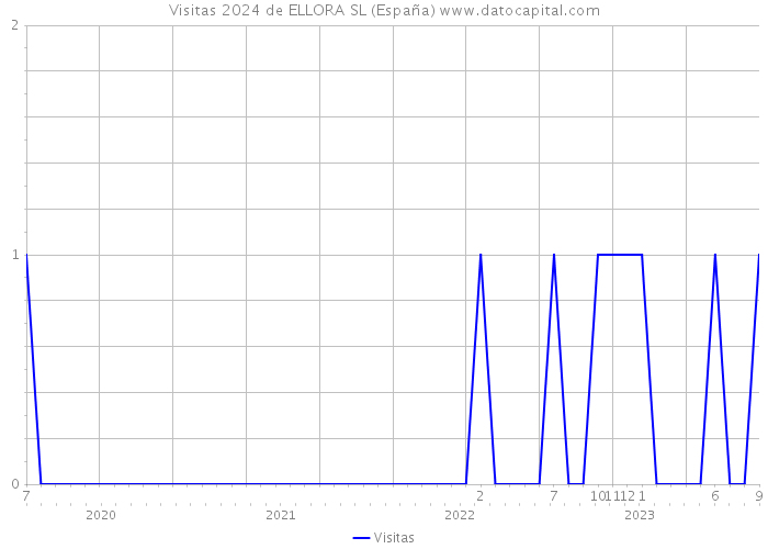 Visitas 2024 de ELLORA SL (España) 