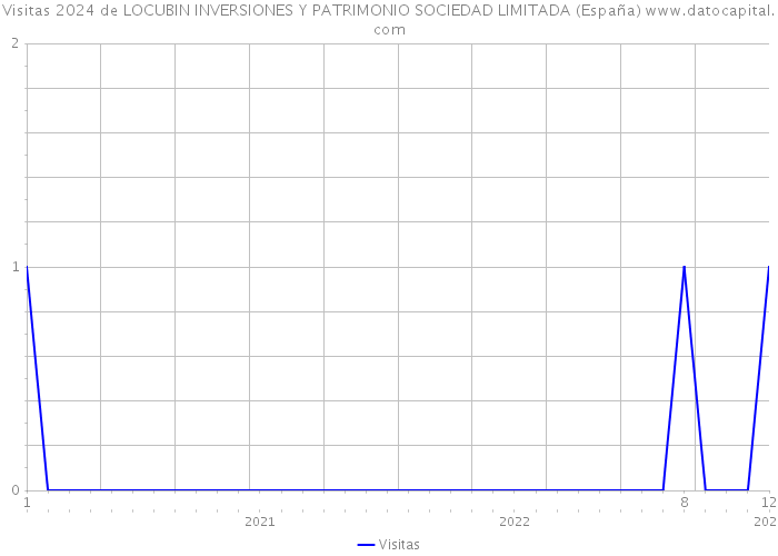 Visitas 2024 de LOCUBIN INVERSIONES Y PATRIMONIO SOCIEDAD LIMITADA (España) 
