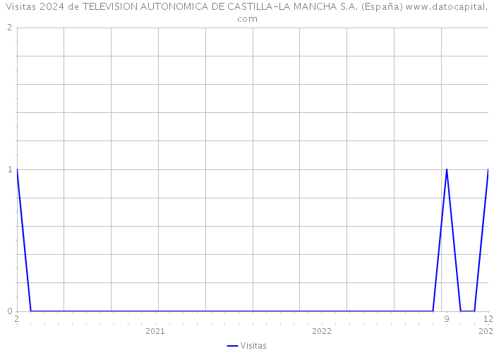 Visitas 2024 de TELEVISION AUTONOMICA DE CASTILLA-LA MANCHA S.A. (España) 