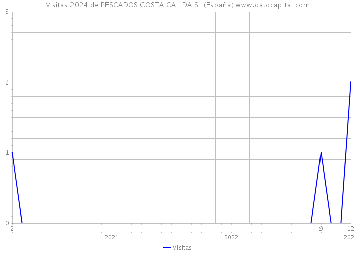 Visitas 2024 de PESCADOS COSTA CALIDA SL (España) 