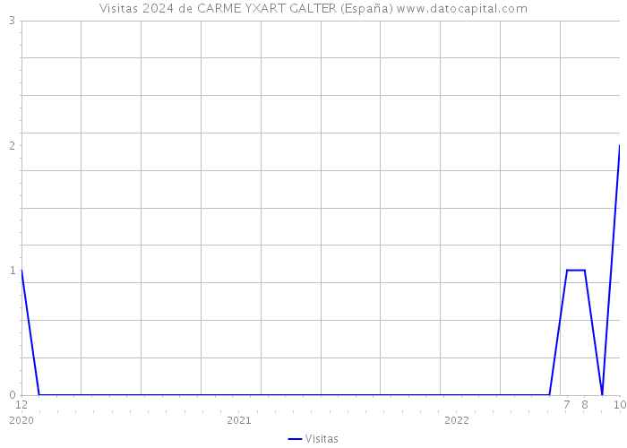 Visitas 2024 de CARME YXART GALTER (España) 