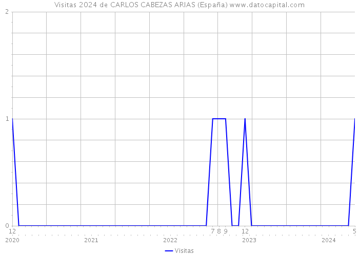 Visitas 2024 de CARLOS CABEZAS ARIAS (España) 