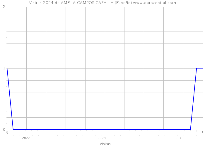 Visitas 2024 de AMELIA CAMPOS CAZALLA (España) 