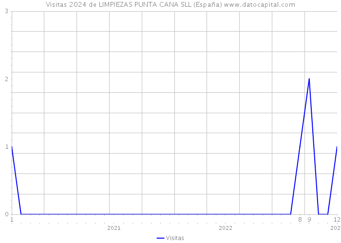 Visitas 2024 de LIMPIEZAS PUNTA CANA SLL (España) 