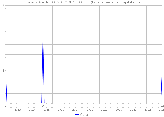 Visitas 2024 de HORNOS MOLINILLOS S.L. (España) 