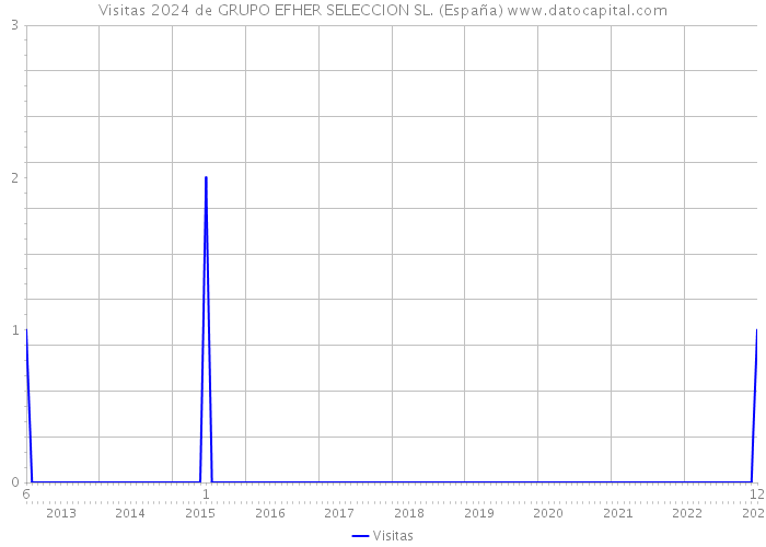 Visitas 2024 de GRUPO EFHER SELECCION SL. (España) 
