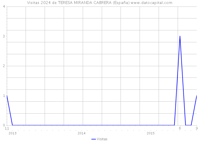 Visitas 2024 de TERESA MIRANDA CABRERA (España) 