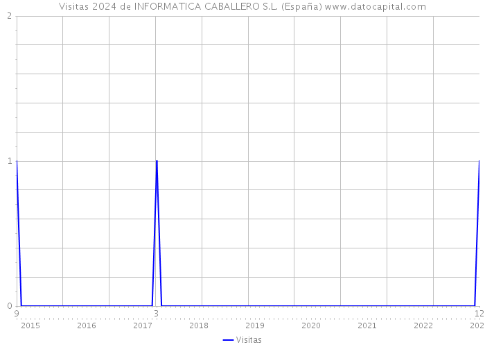 Visitas 2024 de INFORMATICA CABALLERO S.L. (España) 