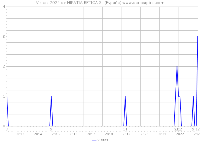 Visitas 2024 de HIPATIA BETICA SL (España) 