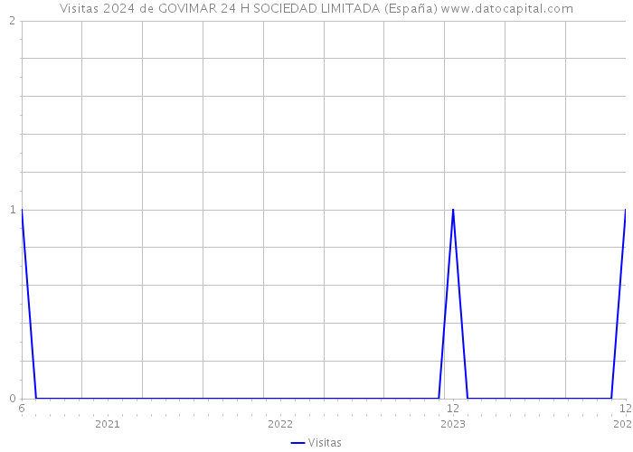 Visitas 2024 de GOVIMAR 24 H SOCIEDAD LIMITADA (España) 