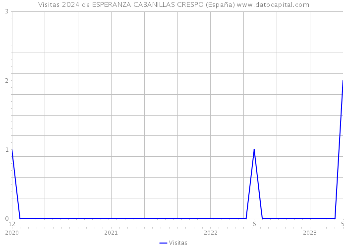 Visitas 2024 de ESPERANZA CABANILLAS CRESPO (España) 