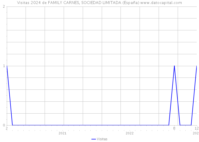 Visitas 2024 de FAMILY CARNES, SOCIEDAD LIMITADA (España) 
