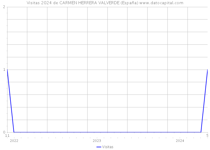 Visitas 2024 de CARMEN HERRERA VALVERDE (España) 